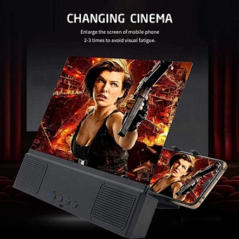 3d Hd Movies Amplifier Projector Cell Enlarger Foldable Stand Smartphones 12