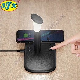 Lamp 15w Stand Car Mount Table Apple Watch Charging Cell Phone Holder Powerbank Disinfection Box Mobile Wireless Charger