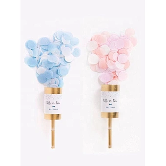 Tissue Confetti Push Pop Poppers For Gender Reveal Wedding Party Decoration Buy Push Pop Confetti,Confetti Poppers For Gender Re