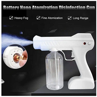Wireless Nano Spray Atomizer Fogger Cordless School Products Smoke Room Office Public Entrance Power Sprayer Disinfection Gun