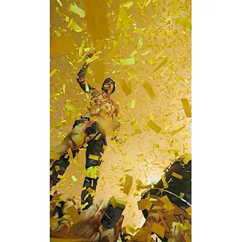 Paper Wedding Blaster Decoration Cannon Popper Glitter Shooter Streamer Tissue Yellow Confetti