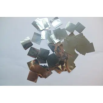 silver 2*2color paper metallic  paper confetti for weeding and party