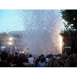 paper confetti blaster electric confetti machine small size Electronic remote control confetti blower for stage party wedding