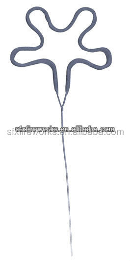 sparklers with flower shaped, smokeless and indoor fireworks