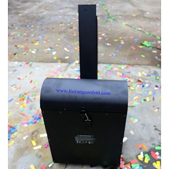 paper confetti blaster electric confetti machine small size Electronic remote control confetti blower for stage party wedding
