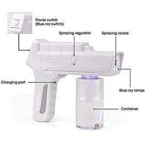 Ulv Fogger Portable Sprayer Charging Electric For Indoor Outdoor Hygiene Disinfection Blue Light Nano Steam Gun Atomizer Machine