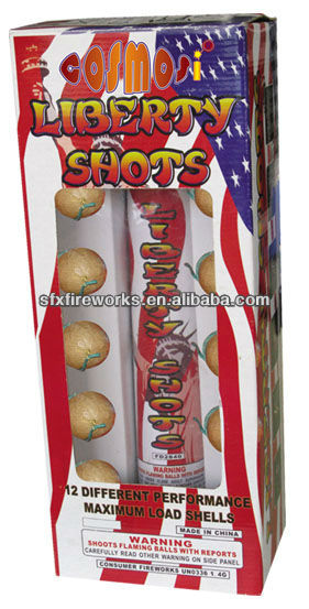 Artillery shells crackling