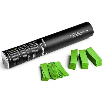 Handheld confetti Cannon 30cm yellow color fireproof and colorfast tissue confetti effect