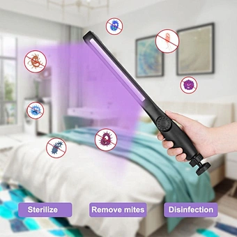 Handheld Portable UVC LED Germicidal UV-C Lamp UV Ultraviolet Light Bactericidal Sanitizer Disinfection Sterilizer Wand
