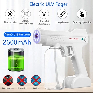 Atomization Machine Atomizer Fog Nano Atomizing Sprayer Sanitizer Spray Ultrasonic Sterilizer Virus Sterilize Gun Disinfection