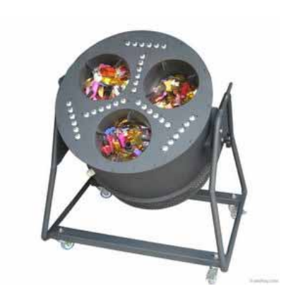 Control DMX 3 cabezas Color LED Confeti soplador