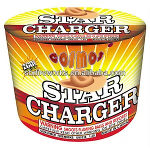 STAR CHARGER 13 SHOTS round shape 200g cakes fireworks