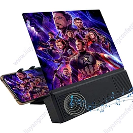 3d Hd Movies Amplifier Projector Cell Enlarger Foldable Stand Smartphones 12