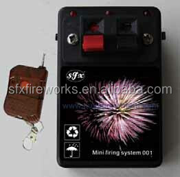 MINI FIRING SYSTEM, 1CHANNEL 50m remote distance RECHARGABLE BATTERY (Save the money to buy batter