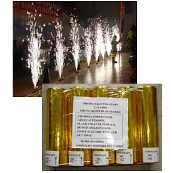 smokeless and smelless ice fountains for stage and wedding