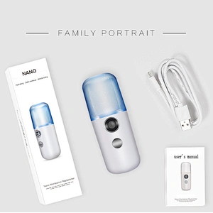 USB Rechargeable Skin Care Nano Handy Beauty Nano Steamer Facial Nano Mist Sprayer electric automatic alcohol disenfectant spra