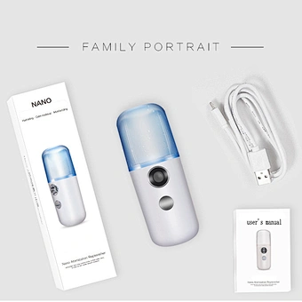 USB Rechargeable Skin Care Nano Handy Beauty Nano Steamer Facial Nano Mist Sprayer electric automatic alcohol disenfectant spra