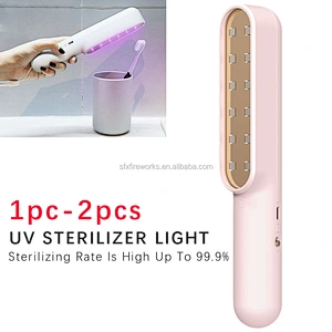 Ultraviolet UV Stick Disinfection Lamp UVC LED Sterilizer UV Light Mini Sanitizer Travel Wand Germicidal for Phone USB Charging