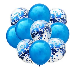 Mix Rose Kids Gift Helium Ballon Latex Color Confetti Balloon for Birthday baby shower Party Decoration Wedding Anniversary
