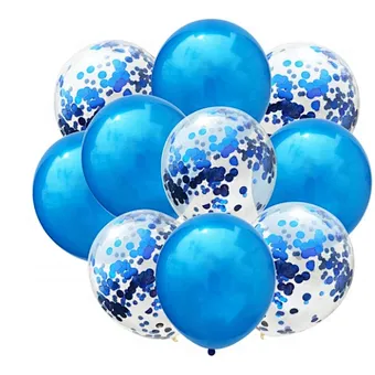 Mix Rose Kids Gift Helium Ballon Latex Color Confetti Balloon for Birthday baby shower Party Decoration Wedding Anniversary