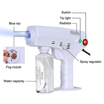 sterilizer machine spray atomizer disinfectant liquid fog sanitizer mister body alcohol atomization disinfection sprayer