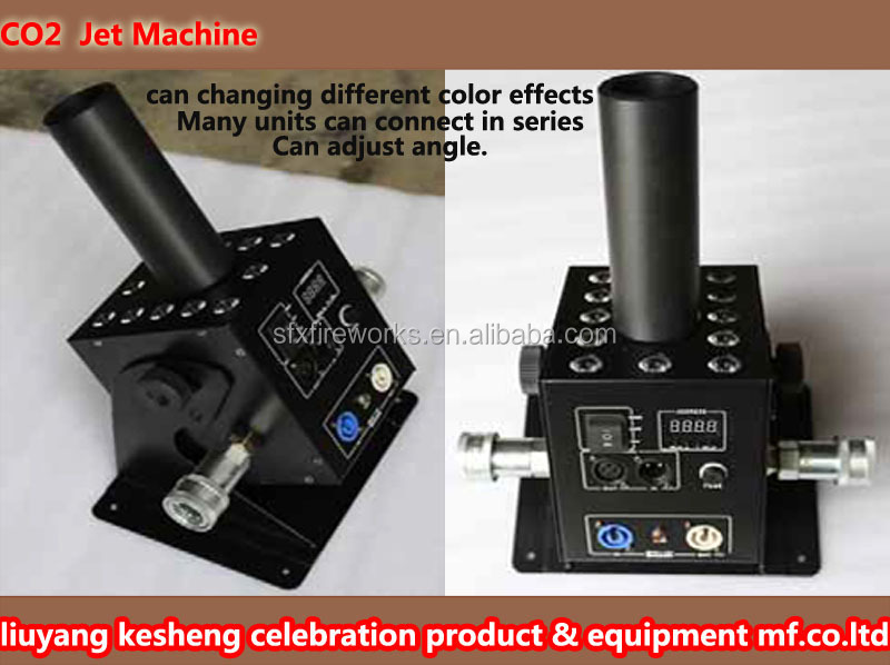 DMX co2 jet machine changing color for wholesale