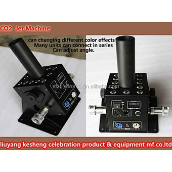 DMX co2 jet machine changing color for wholesale