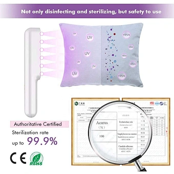 Sterilization Portable Led Uvc Light Bulb Lamp Germicidal Disinfection Wand Pocket Handheld Uv Sterilizer For Baby Bottle Toys