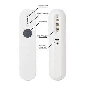 Kills 99% Germs Viruses Bacteria Chargeable Foldable UV Light Sanitizer Wand Portable UVC Light Disinfector Lamp for Home Hotel