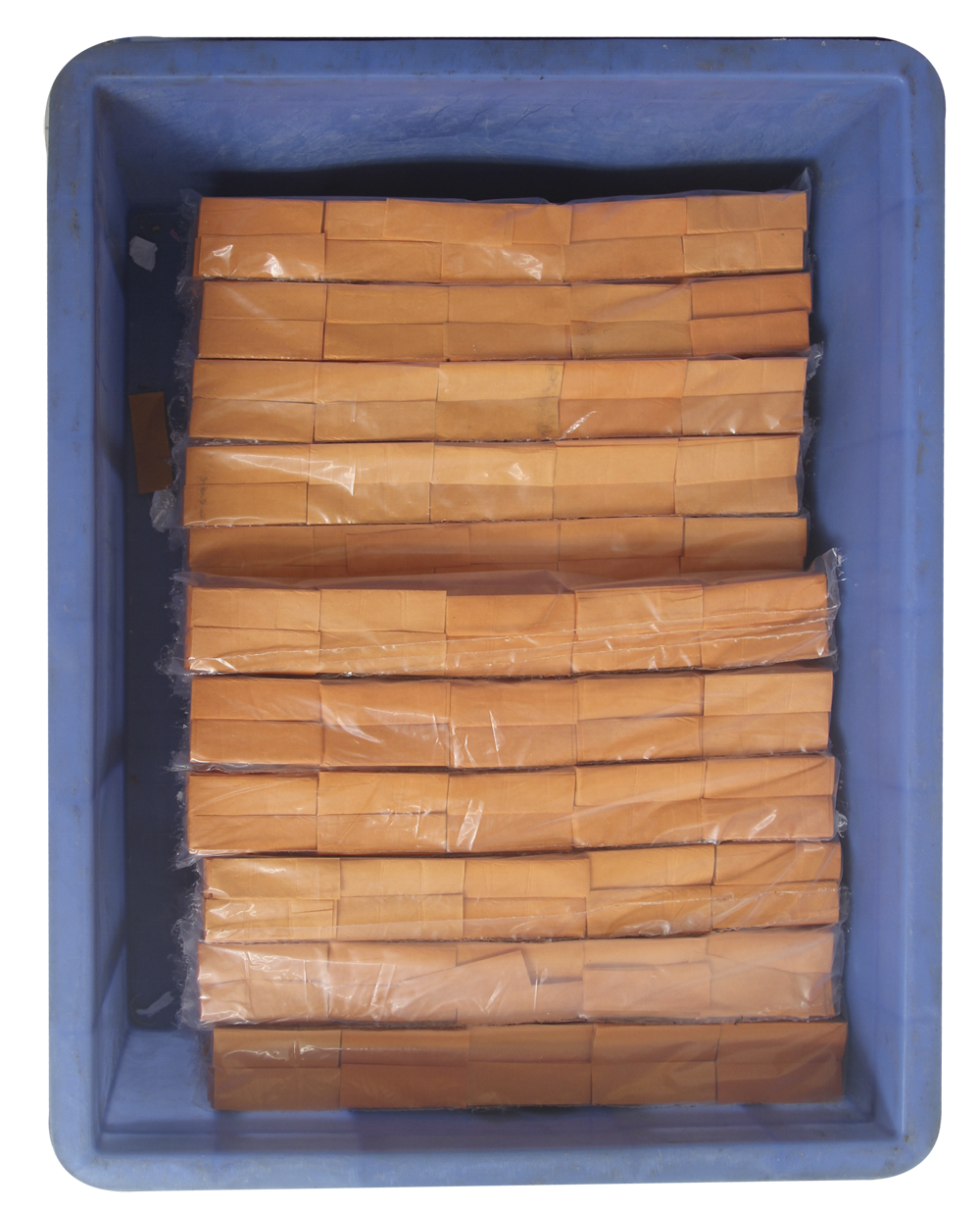 flameproof colorfast orange  paper confetti 5x2cm