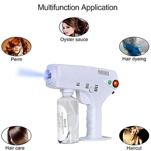 Electric Portable Blu-ray Sanitizer Spray Disinfection Water Nano Machine Air Sterilization Smoke Fog Sanitation Sanitizing Gun