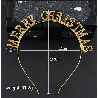 Merry Xmas Hair Band Reindeer Antlers Snowman Hat Tree Hot Selling Party Decoration Beautiful Girl Christmas Headband