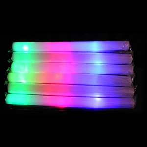 Glow Stick LED Party Light Foam LED Light Baton Sticks led foam glow stick Colorful LED Foam Stick  for Concert Cheering