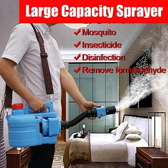 7L Electric ULV alcohol Sprayer Portable Fogger Atomizer sterilizer Power Cord Disinfection Machine for Hospital Home Ultra