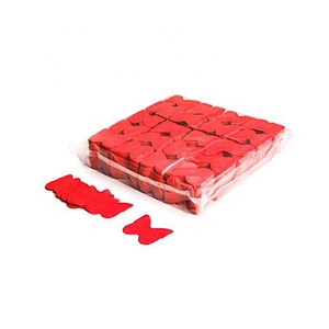 Party Favors yellow Color butterfly Shape flameproof colorfast ECO Rice Dissolved in Water Filling for Confetti Popper bulk Tiss