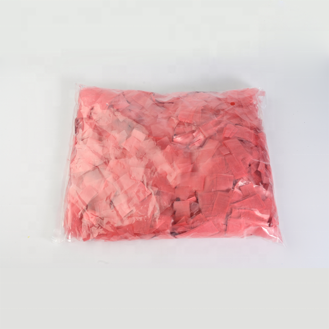 100% Biodegradable pink color confetti for wedding stage concept party festival shows