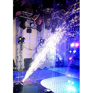 Remote DMX indoor firework pyrotechnic machine angle cold pyro fountain spark machine for dj stage concert wedding decoration