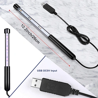 Wand Led Light Stick Portable Uv Lamp 3w Sterilizer For Home Office Travel Toy Hotel Household Toilet Car Pet Area Toilet