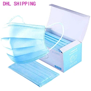 antiviral antibacterial CE FDA FFP2 Disposable 3ply Face Mask With Earloop For Gem Protection