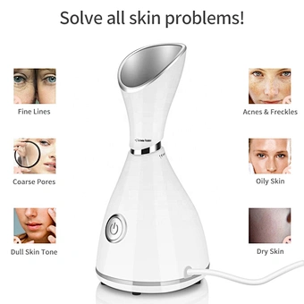 Nano Ionic Cleaner Deep Cleaning Beauty Steaming Clean Sprayer Self Spa Steam Face Sauna Portable Professional Facial Steamer