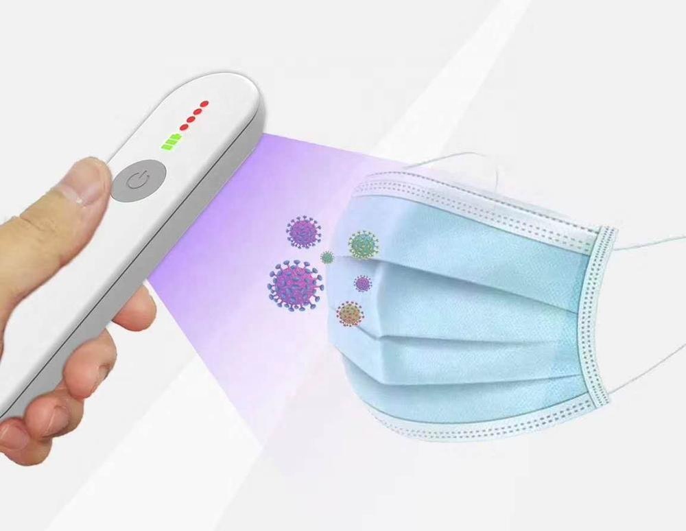 Hand-held LED Lamp UVC STERILIZING WAND UV Disinfection Portable Sterilizer for Home Office Travel