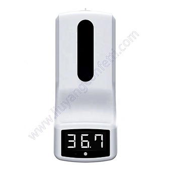 Contactless Hand Touchless Virus Sanitize Machine Digital Thermometer Disinfection Spray Liquid Sanitizer Dispenser for Office