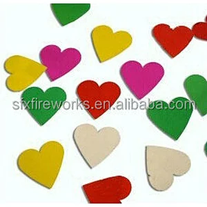 heart confetti