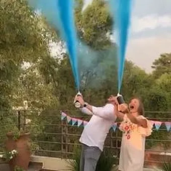 Gender Reveal Factory Wedding Confetti Party Popper Party Spray Powder Popper Shooters Holi Powder Color Run Holi Powder Shooter