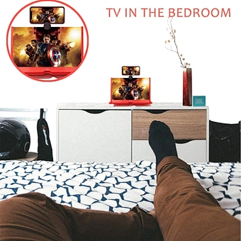 3d Smart Mobile Cell Tv Cellphone Bluetooth Projector Amplifier Foldable Holder Stand Compatible Phone Screen Magnifier