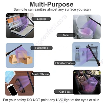 Rechargeable Hand Held Portable Hand-held Led Light Uvc Lamp Handy Home Hospital Toilet Golden Supplier Uv Sterilizer Wand
