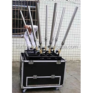 2015 CE high quality celebration party 9 tubes Supper streamer guns very very spectacularly and safety!