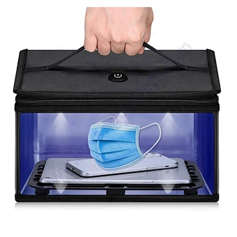 Factory Ultraviolet Disinfection Box Ozone Sterilization Efficiently Remove 99.99% Dirt Phone Wallet Uv Light Sanitizer Bag