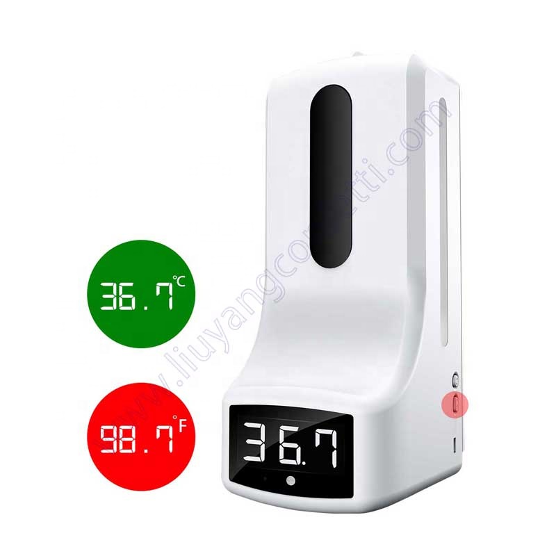 Touchless Wall Mounted Alcohol Sprayer Soap Gel Detergent Refill Ir Automatic Hand Sanitizer Dispenser Disinfectant Disinfection