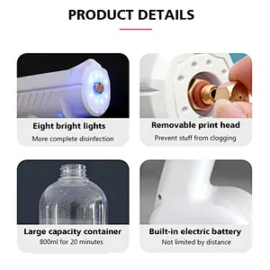 Sprayer Hand Sanitizer Dispenser Disinfectant Body Liquid Sanister Disinfecting Disinfection Dispensador Automatic Alcohol Spray